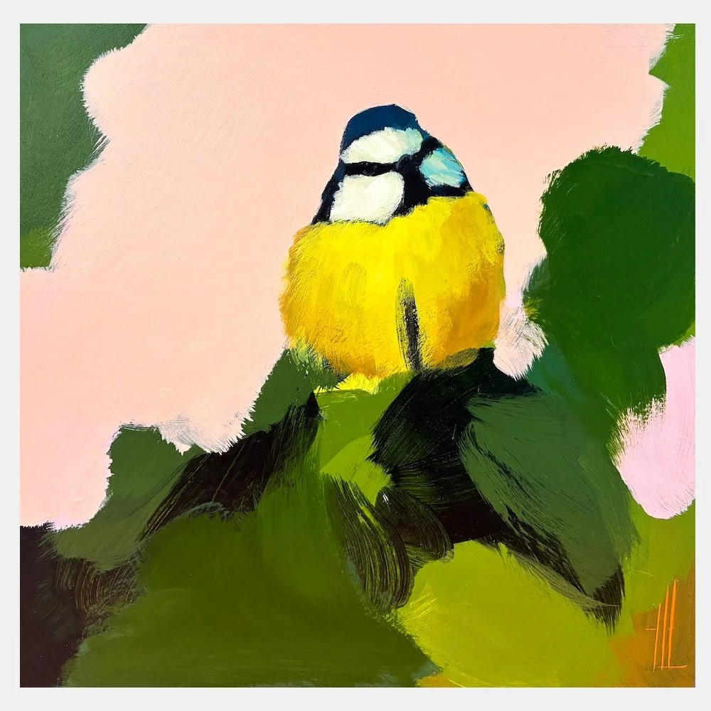 Blue Tit in Dark Green and Pink WEB.jpg