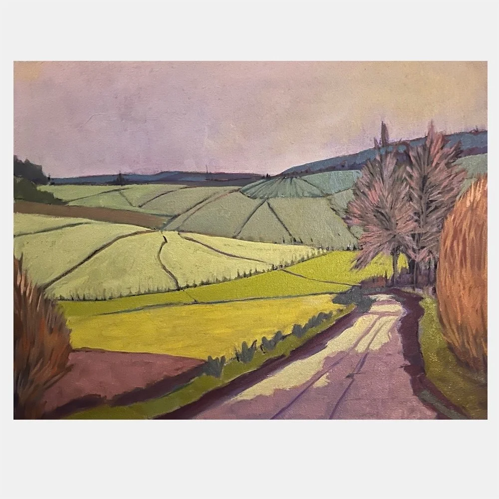 Yellow Fields near Canterbury, February