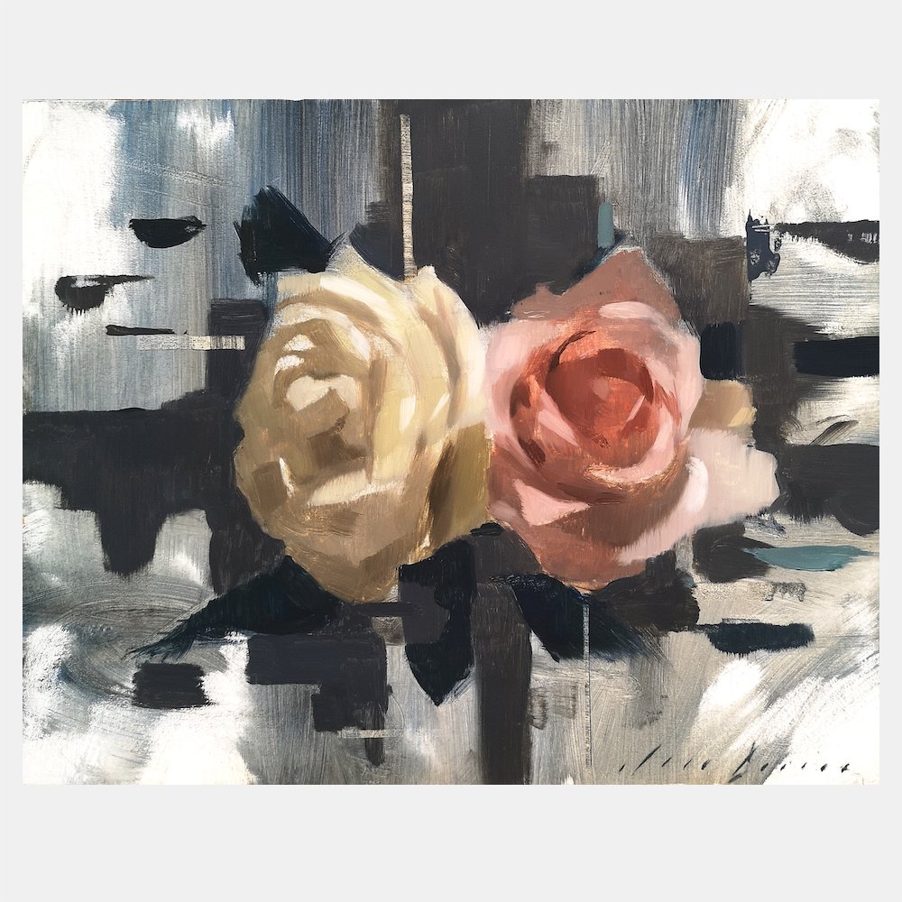 Study of Two Roses