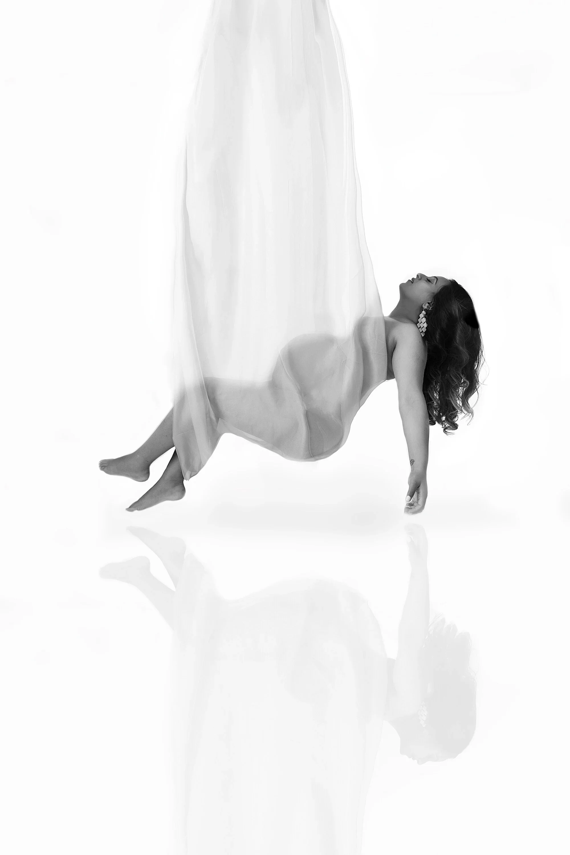 Studio Fine Art Maternity Session 