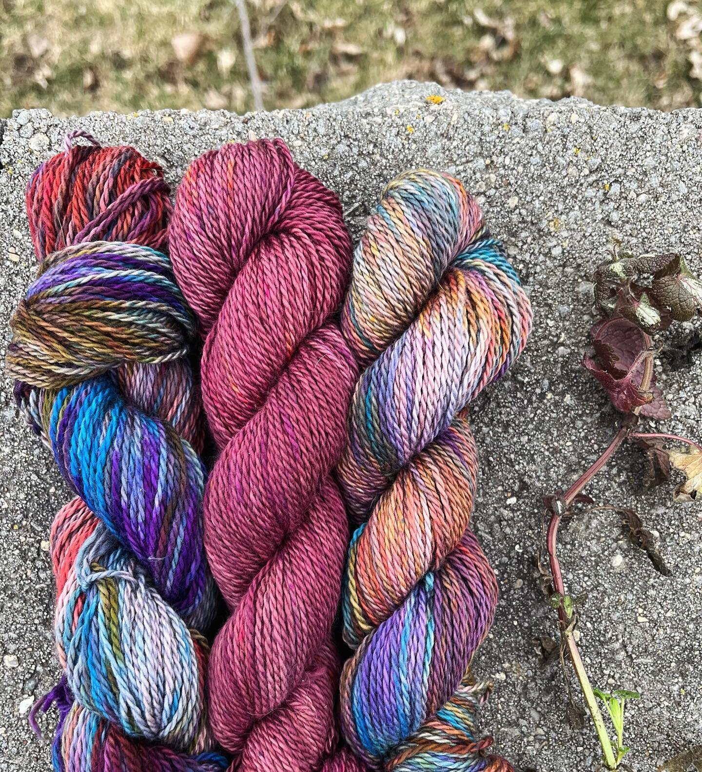 Which combo do you like? I&rsquo;m going to attempt to knit one sock while Eric drives to Colorado so we can show off this great 100% organic cotton sock yarn. I&rsquo;m looking for recommendations.
.
.
.
.

🧦 🧶 🧦 🧶 
.
.
.
.
.
.
.
.
.
.
.
#reywaf