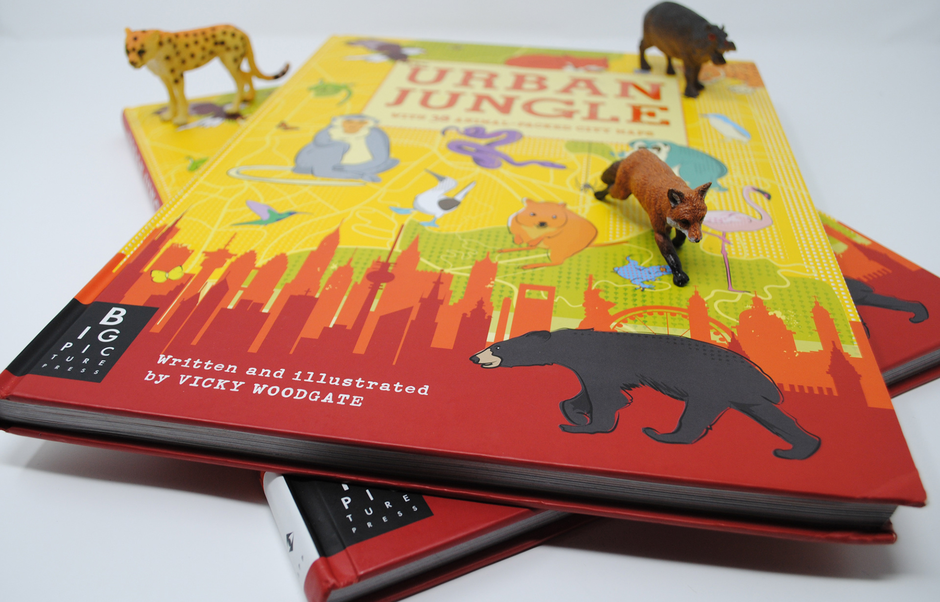 Urban Jungle a 38 city map book exploring the cities and the incredible wildlife found. Concept, written, co-design and illustration. Published by - Big Picture Press an imprint of Templar Publishing. You can purchase here!