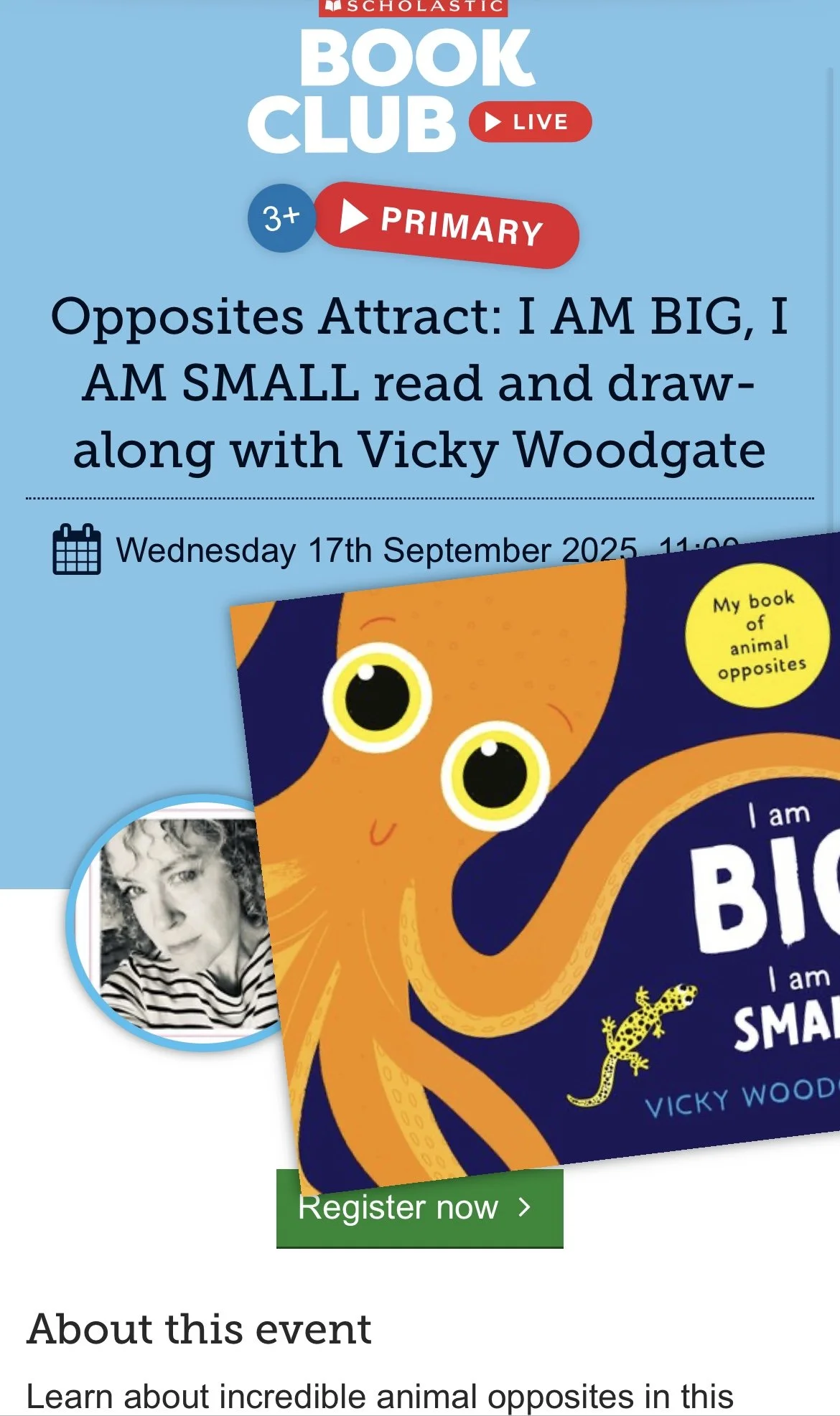 Scholastic LIVE - Virtual BOOK CLUB