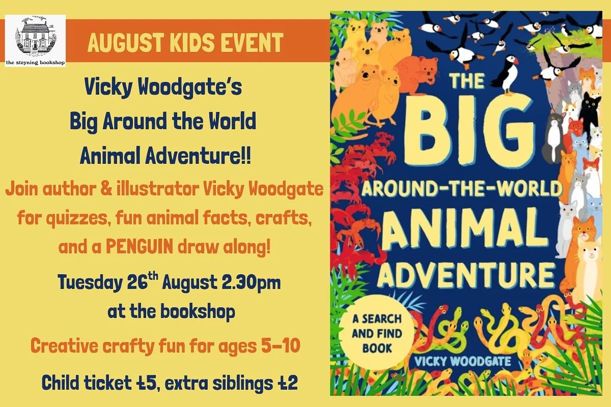 Update : SOLD OUT - but do check shop for extra tickets that might be available. Event ALERT! A super summer PRE publishing event! Yes right before publishing @steyning_bookshop are hosting a fun packed event featuring Leopold draw-alongs and super s