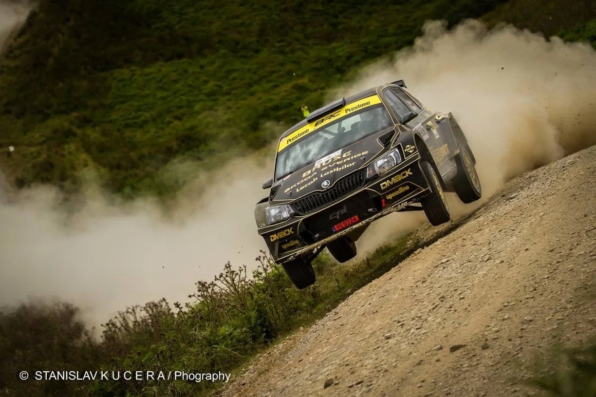 Fredrik Åhlin gör då och då inhopp i Rally-SM och Kolsvarundan blir ett sådant. Senast han var med vann han South Swedish Rally. Foto: Stanislav Kucera