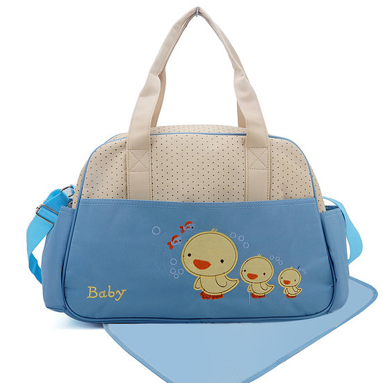 Nursery Bag - Baby Ducks Blue