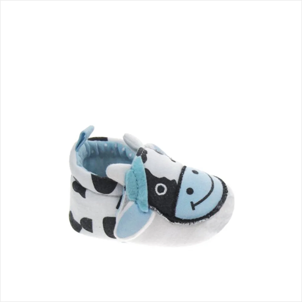 Cow Print Shoes Blue