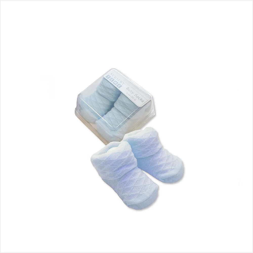 Diamond Design Socks Blue