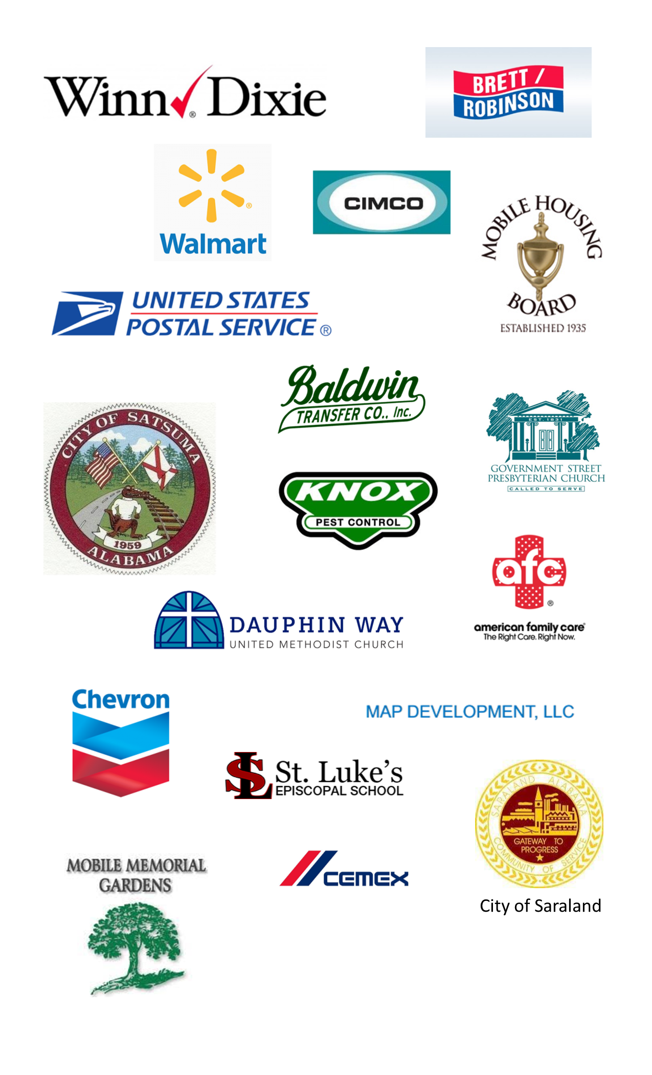 *These entities are Registered Trademarks and are not affiliated with Durden Roof Care LLC *Durden Roof Care roofing contractors were direct contractors, subcontractors or managers on these projects.