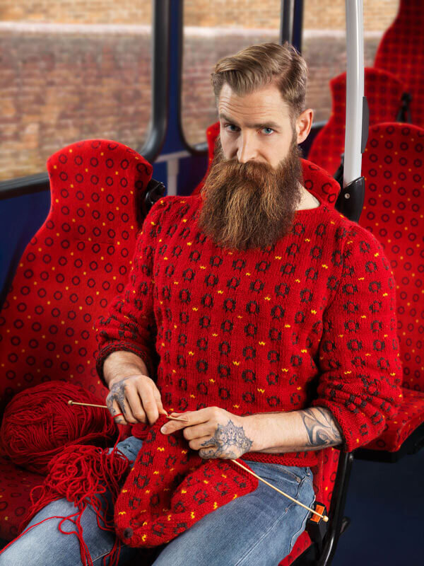 Knitted bus jumper