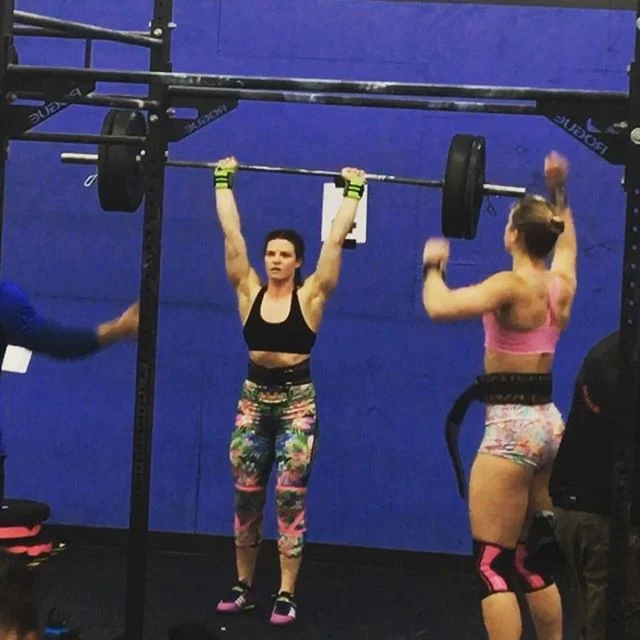 #teamlatergram for the win! I&rsquo;m late to post this, but here&rsquo;s a few moments from the #flexodemayo Crossfit competition @crossfitbqe on May 11. Big thanks &amp; fist bump 👊 to @aloha_miche for being my competition partner and to @concrete