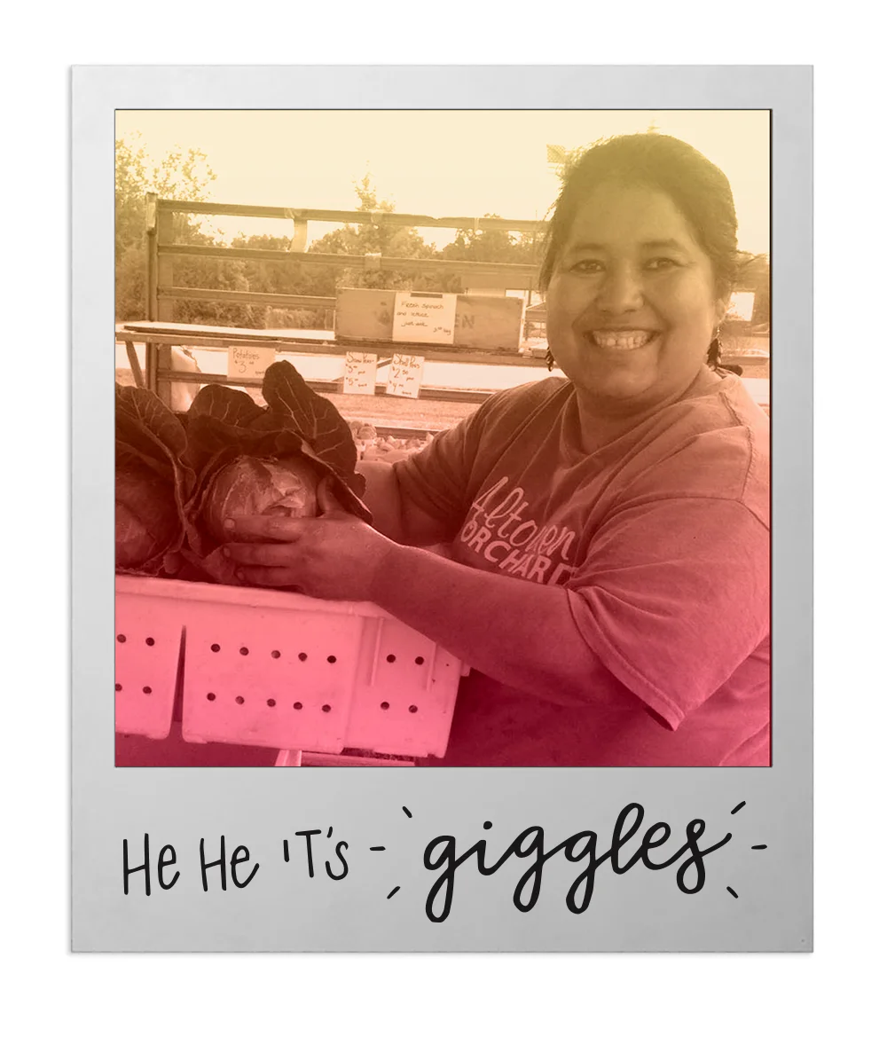 Efigenia is our long-time, beloved farm market manager. Her effervescent personality quickly earned her the nickname, Giggles, and anyone who meets her can see why. She and her family have worked for Altonen Orchards for over 20 years. The customers love Efi and she runs the farm markets with ease, grace, and huge smile on her face.