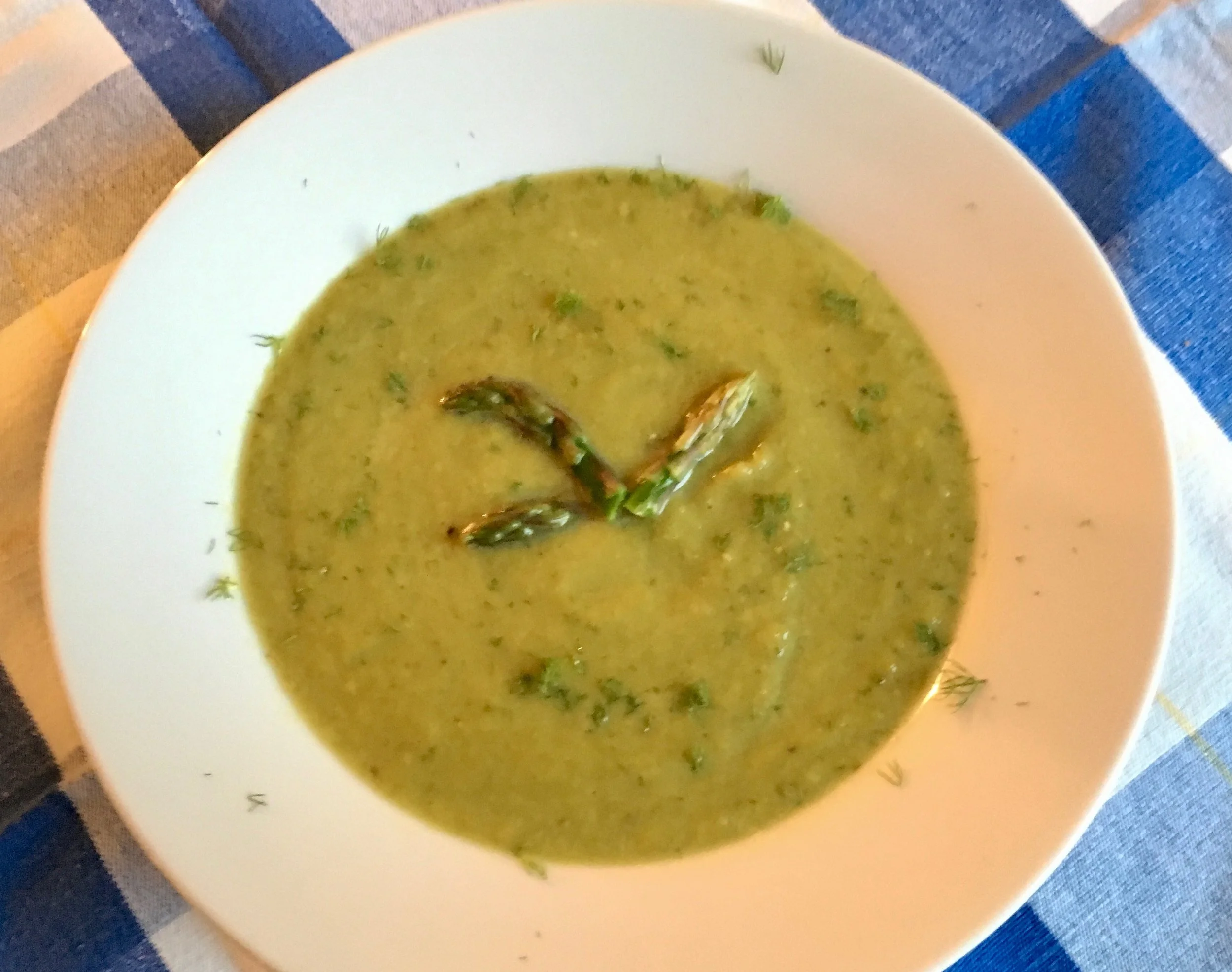 CREAM OF ASPARAGUS SOUP