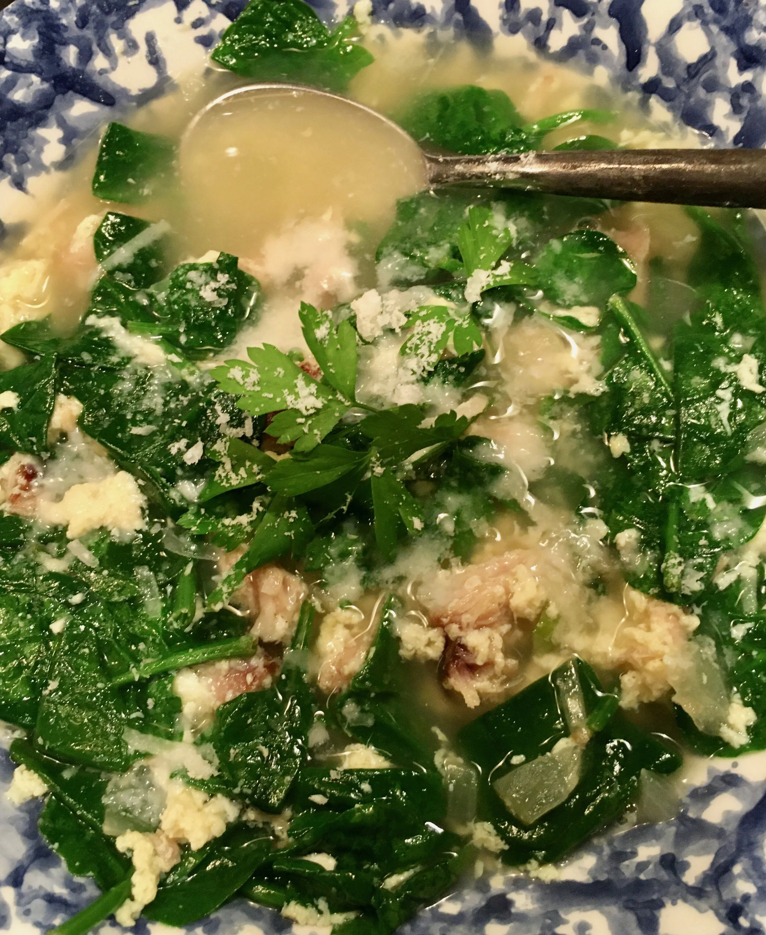 STRACCIATELLA SOUP MANGIONE