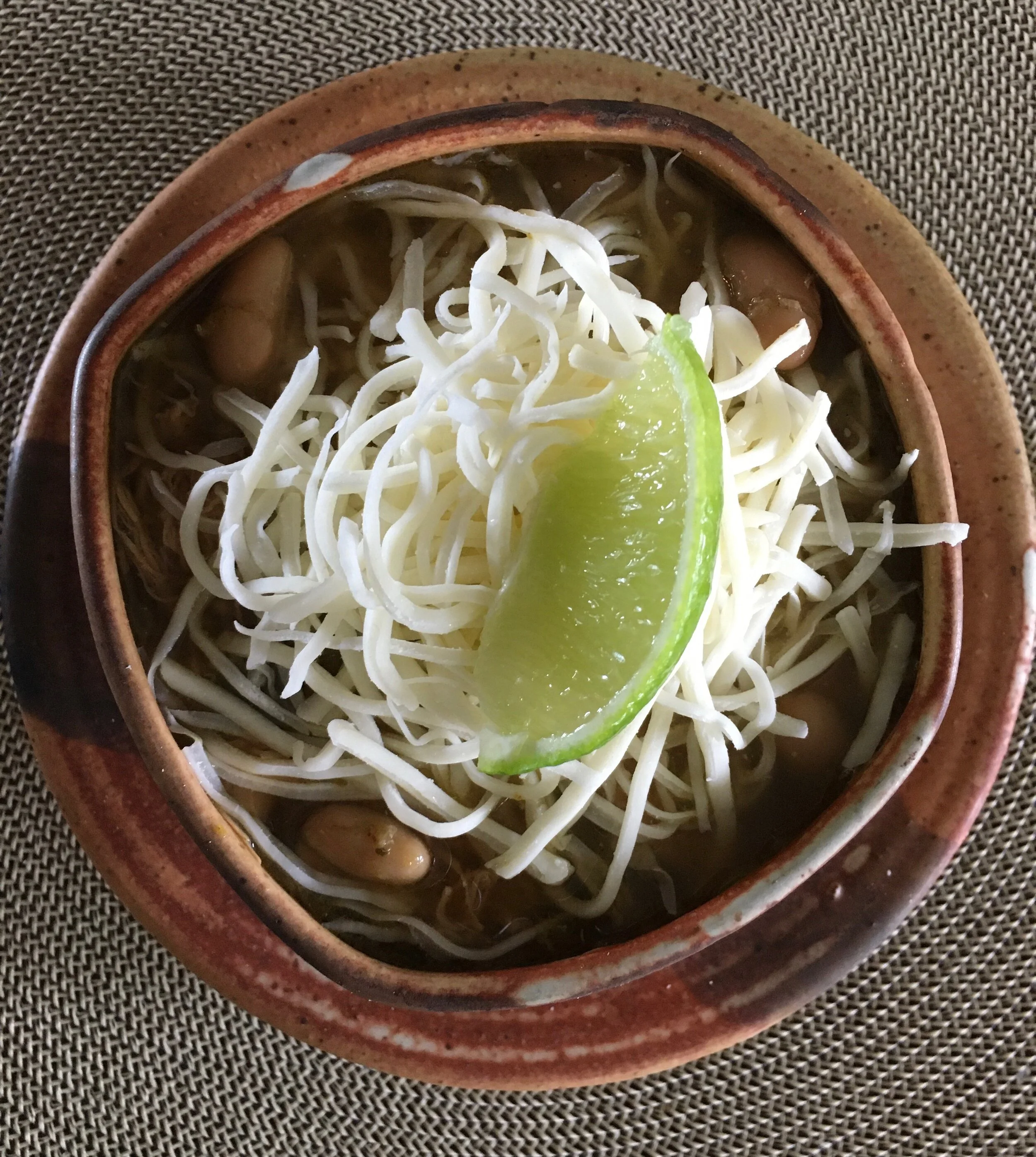 WHITE BEAN AND CHICKEN CHILI SOUP