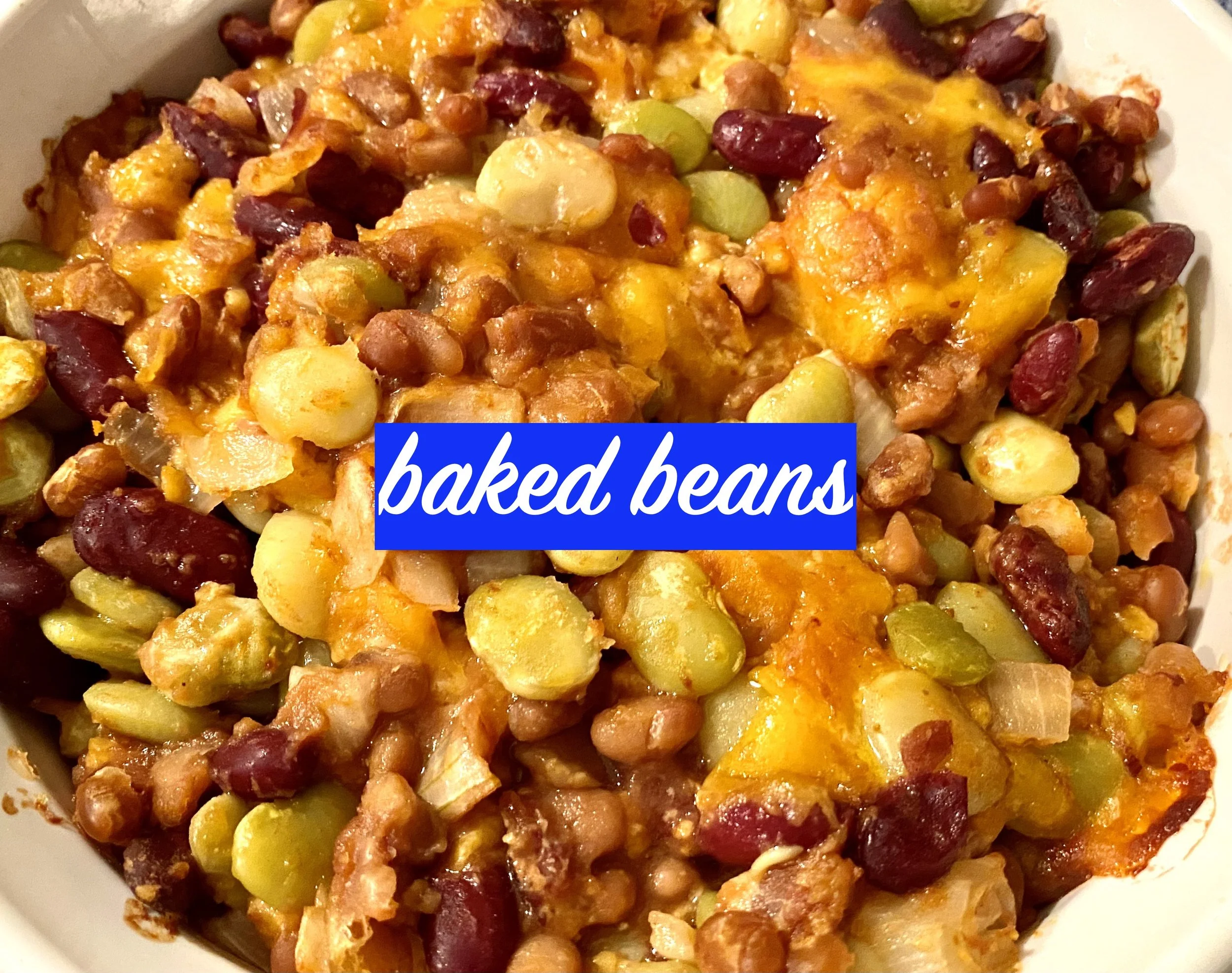 TRISH'S THREE BEAN BAKE