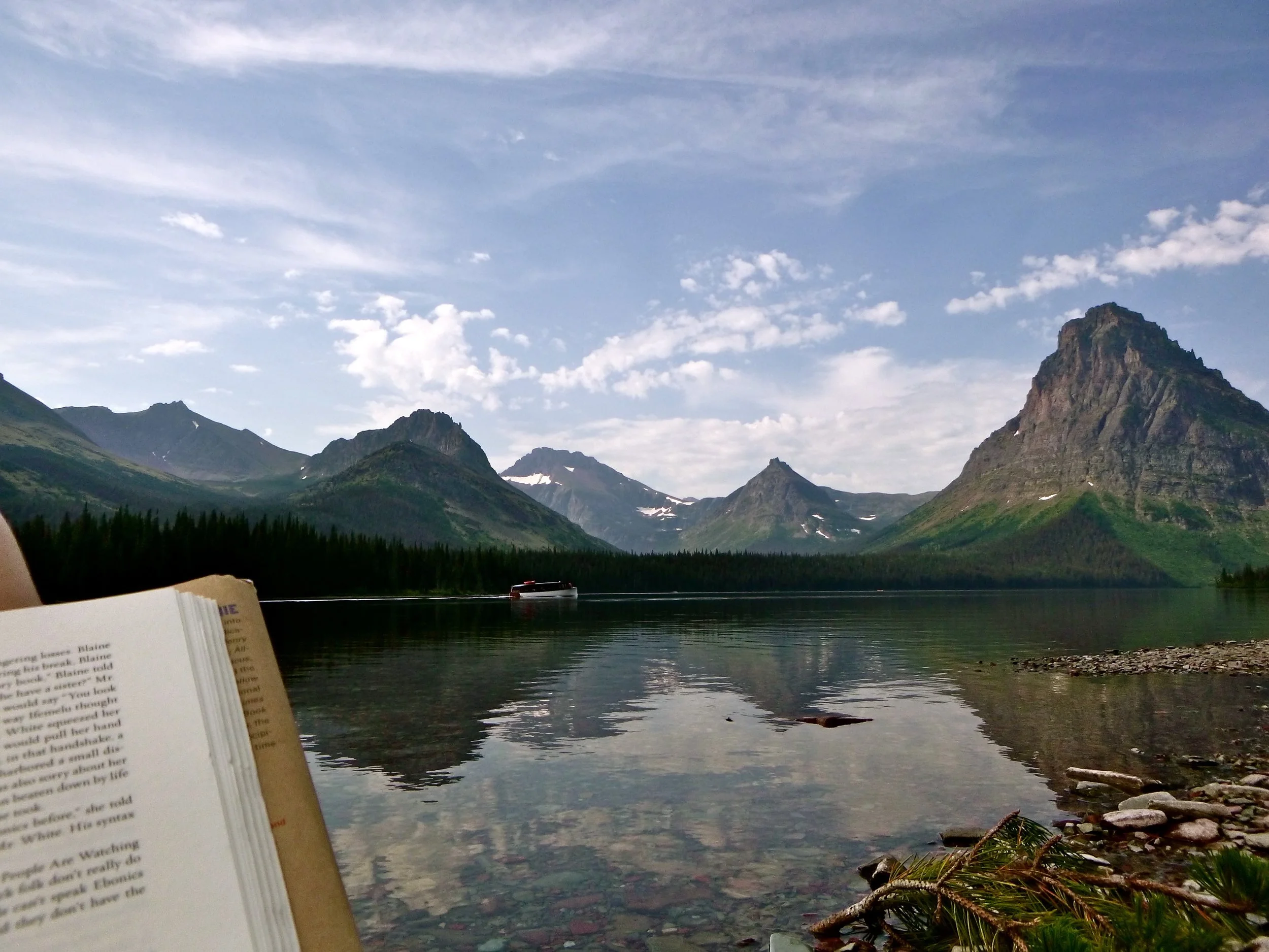 From the shores of Two Medicine Lake