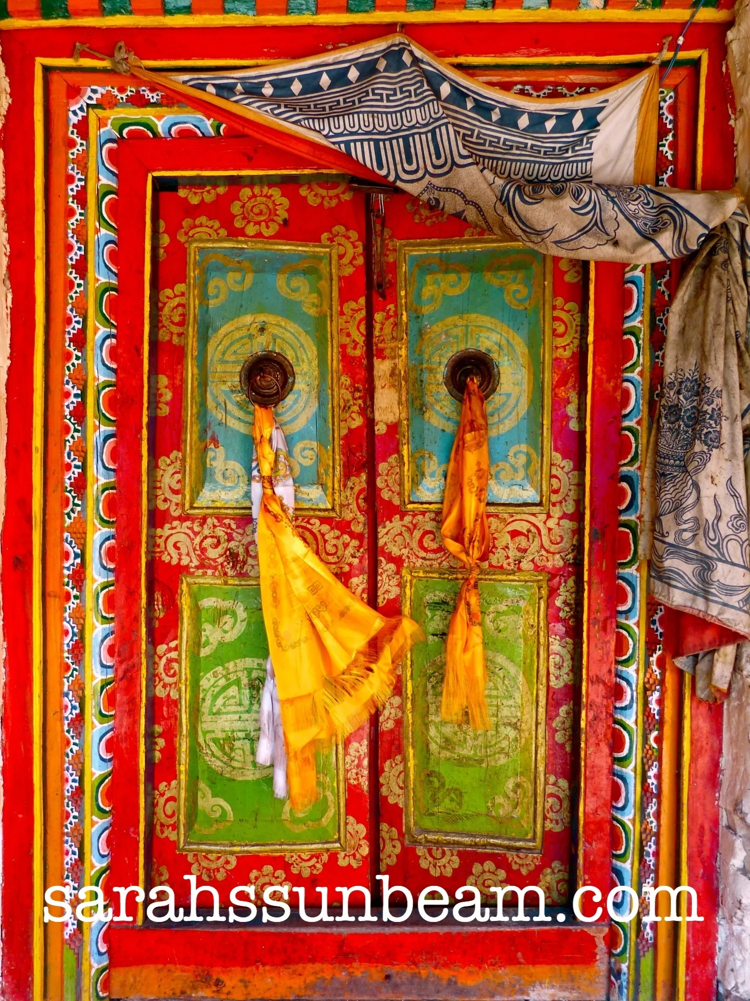 Monastery door in Samagoan. One of my favorite images of the trek. The door was locked.&nbsp;