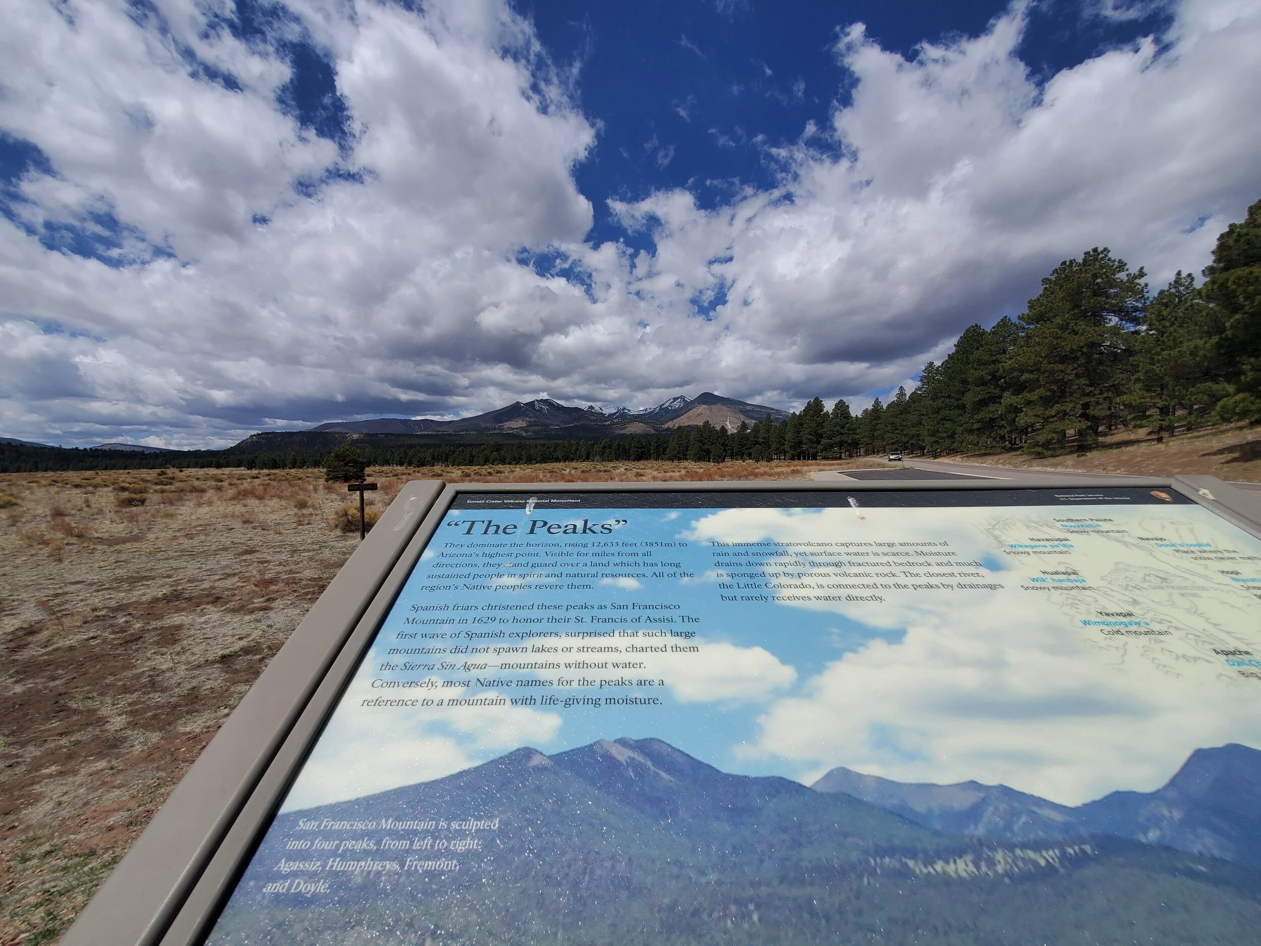 Humphreys Peak &amp; Sunset Crater/Wupatki National Monuments