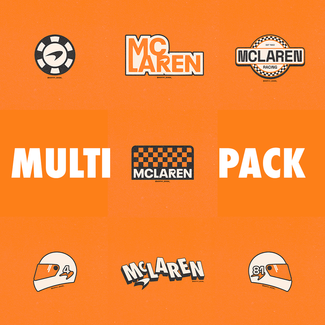 Orange Wallpaper Multipack (7 Sets)