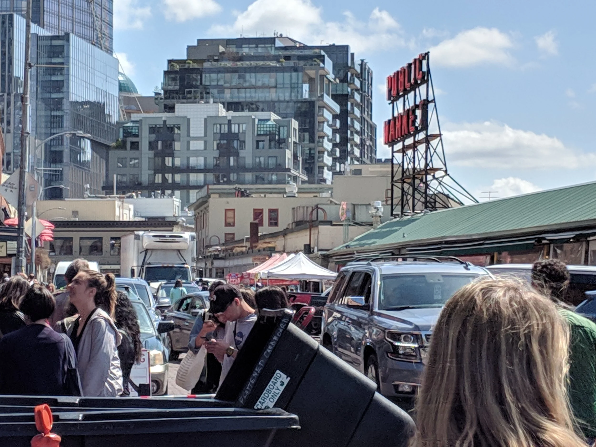 A quick trip to the market for lunch!