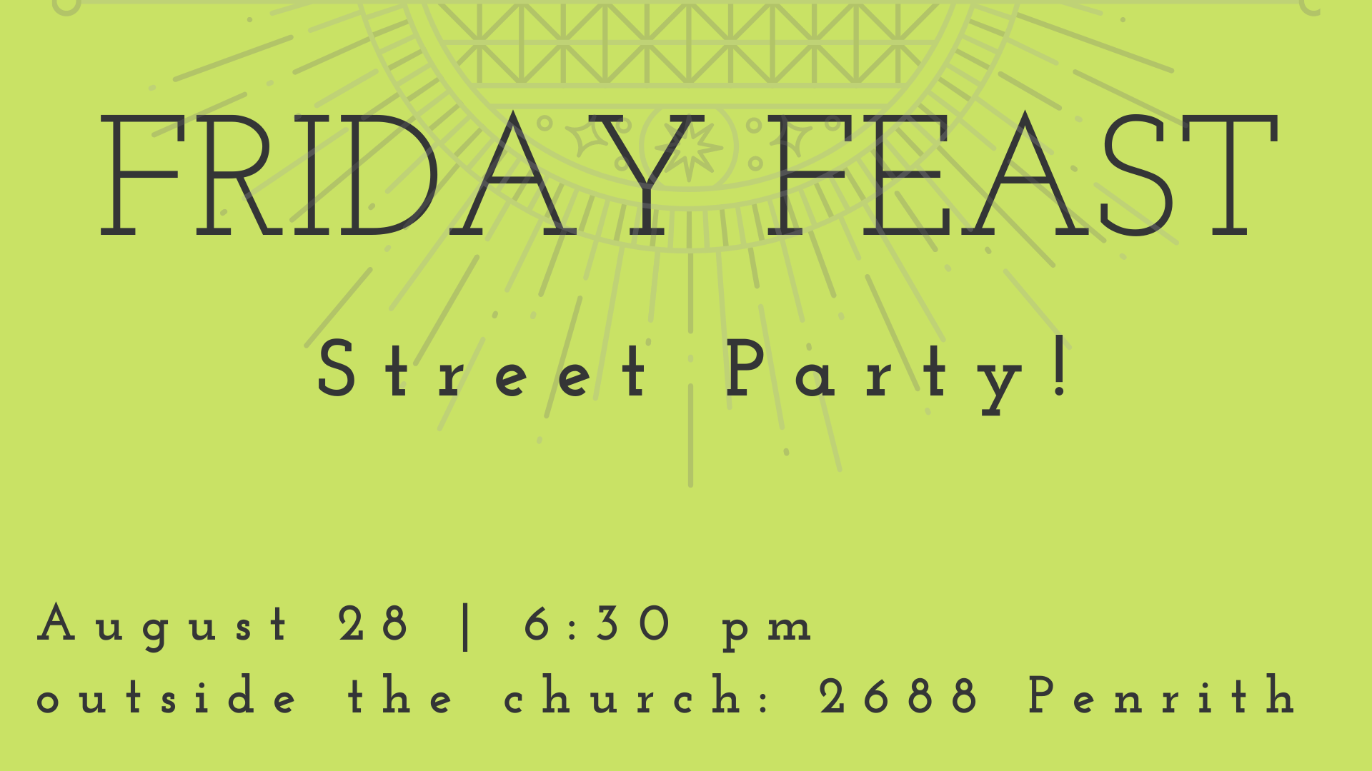 Friday Feast: Street Party!