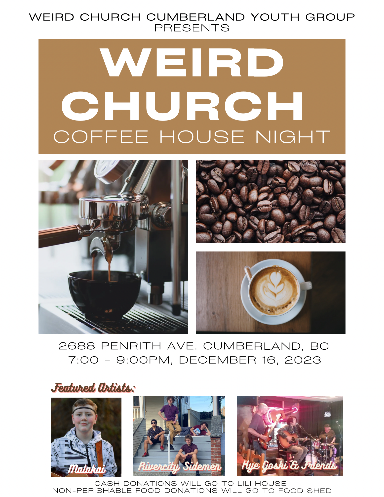 Weird Church Coffeehouse Night