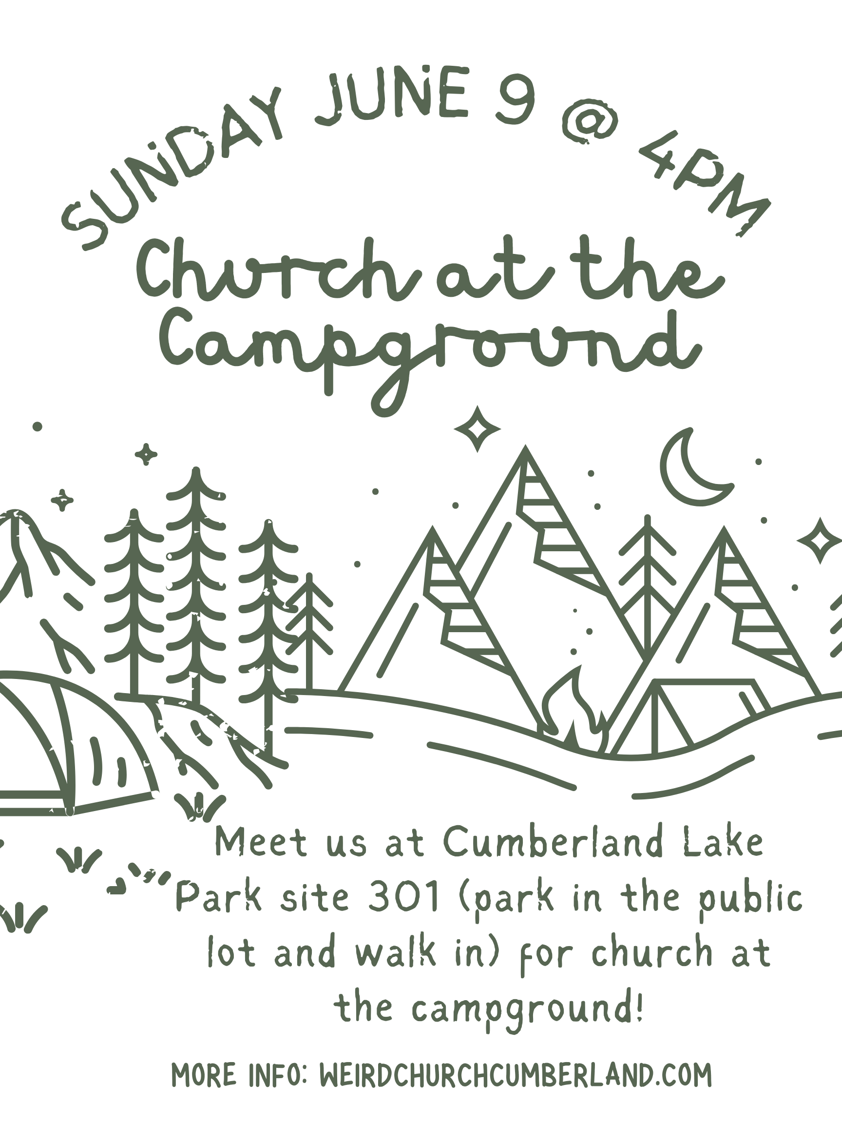 Weekly Service at Cumberland Lake Park