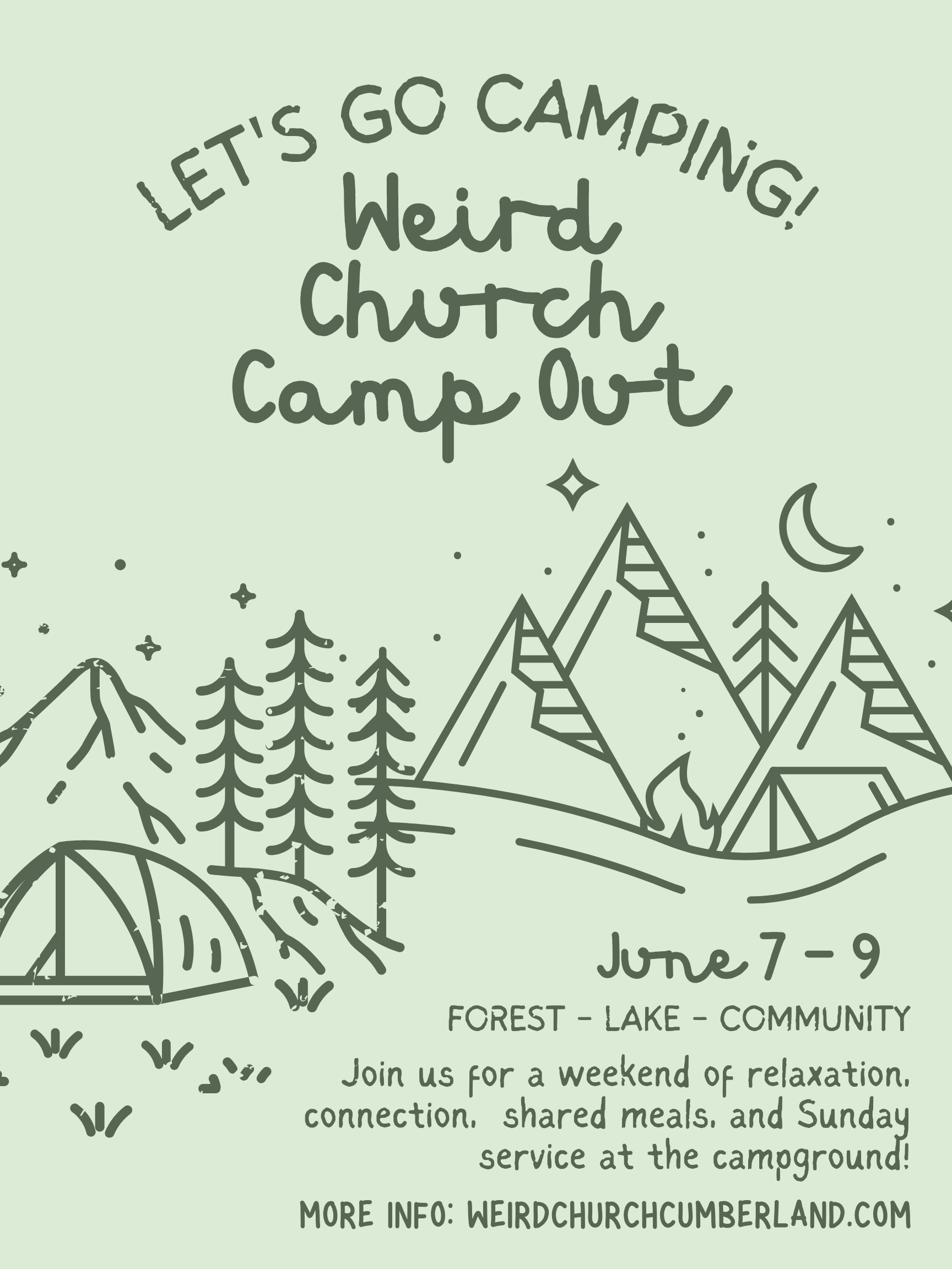 Weird Church Camp Out