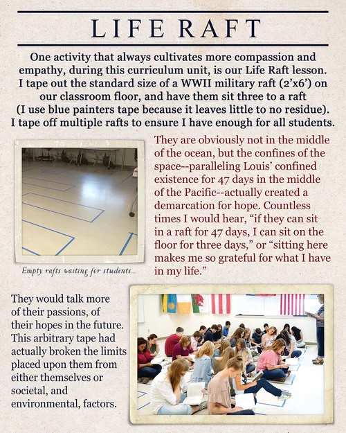 Life Raft Activities — The Louis Zamperini Foundation Unbroken Curriculum