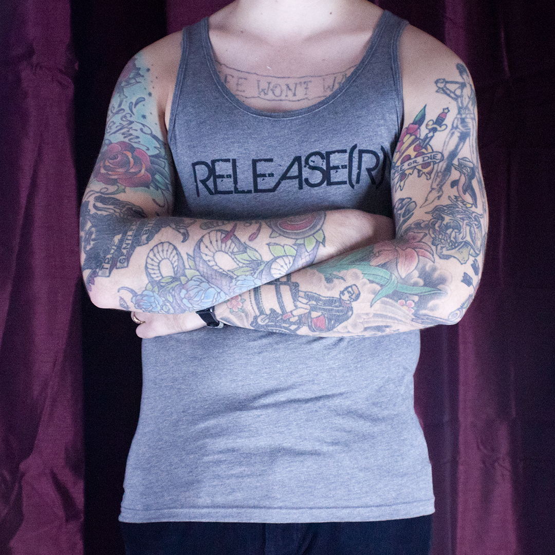 Men's RELEASE(R) Gray Tank 