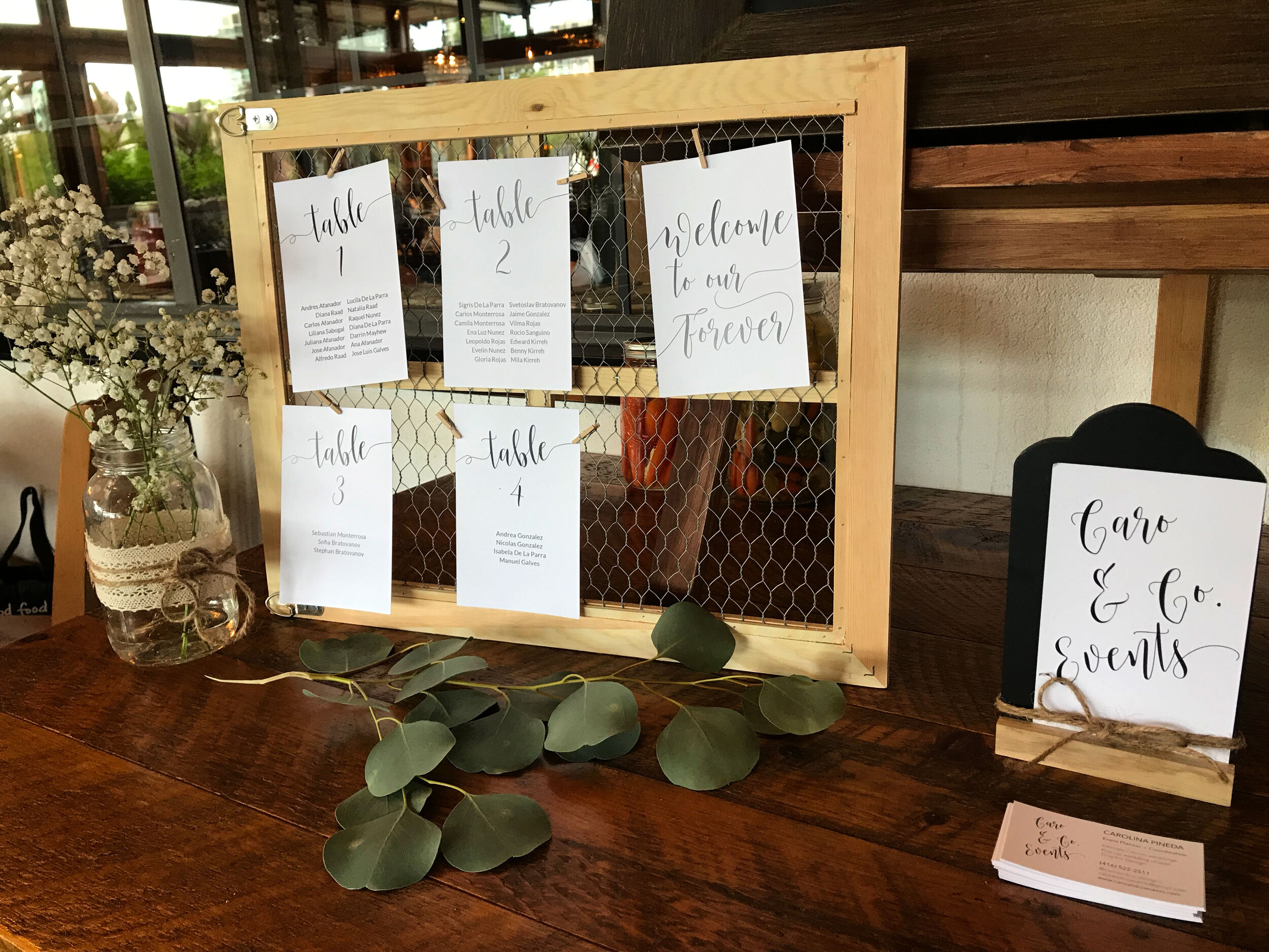 ructic-chic seating chart