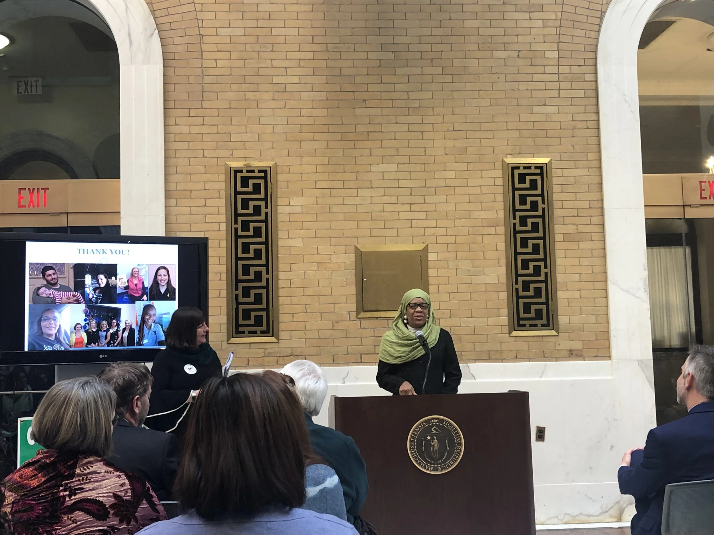  Early Educator Medina Lawson Speaking at Early Education At Advocacy Day 