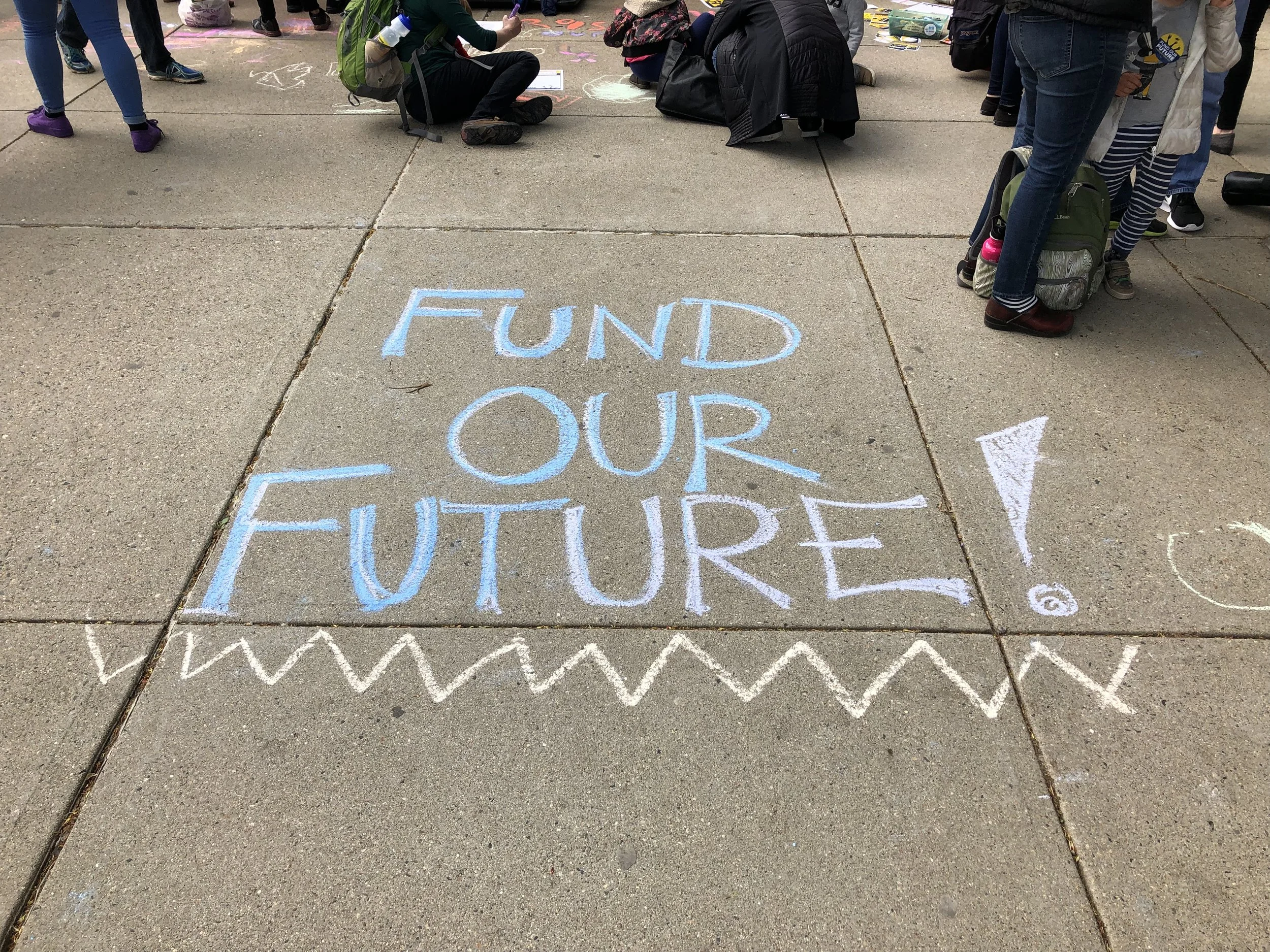 Photos: Fund Our Future’s  Play Date Protest at Massachusetts State House 