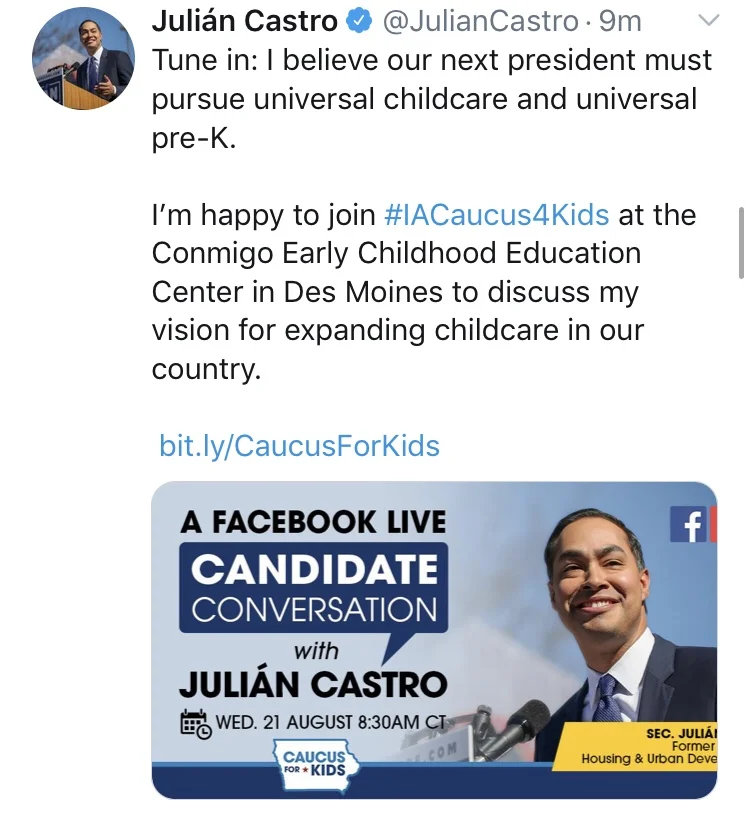 Julian Castro Talks About His Plans For ECE
