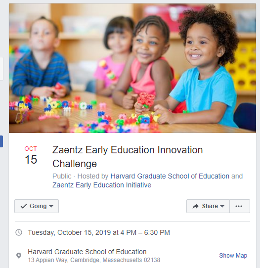 Saul Zaentz Early Education Innovation Challenge Finals Are Free and Open To The Public 