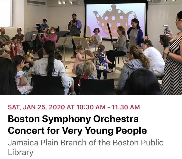 The Boston Symphony Orchestra Announces Show for Kids Ages 2-5.</strong>