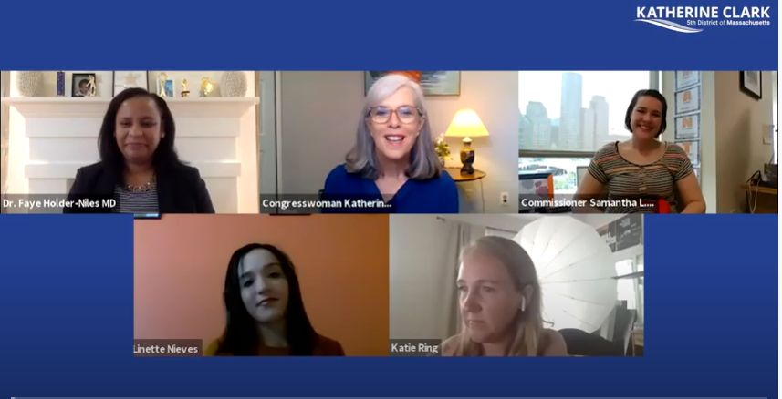 Watch Congresswomen's Katherine Clark's MA PHASE 2: REOPENING CHILD CARE ROUNDTABLE