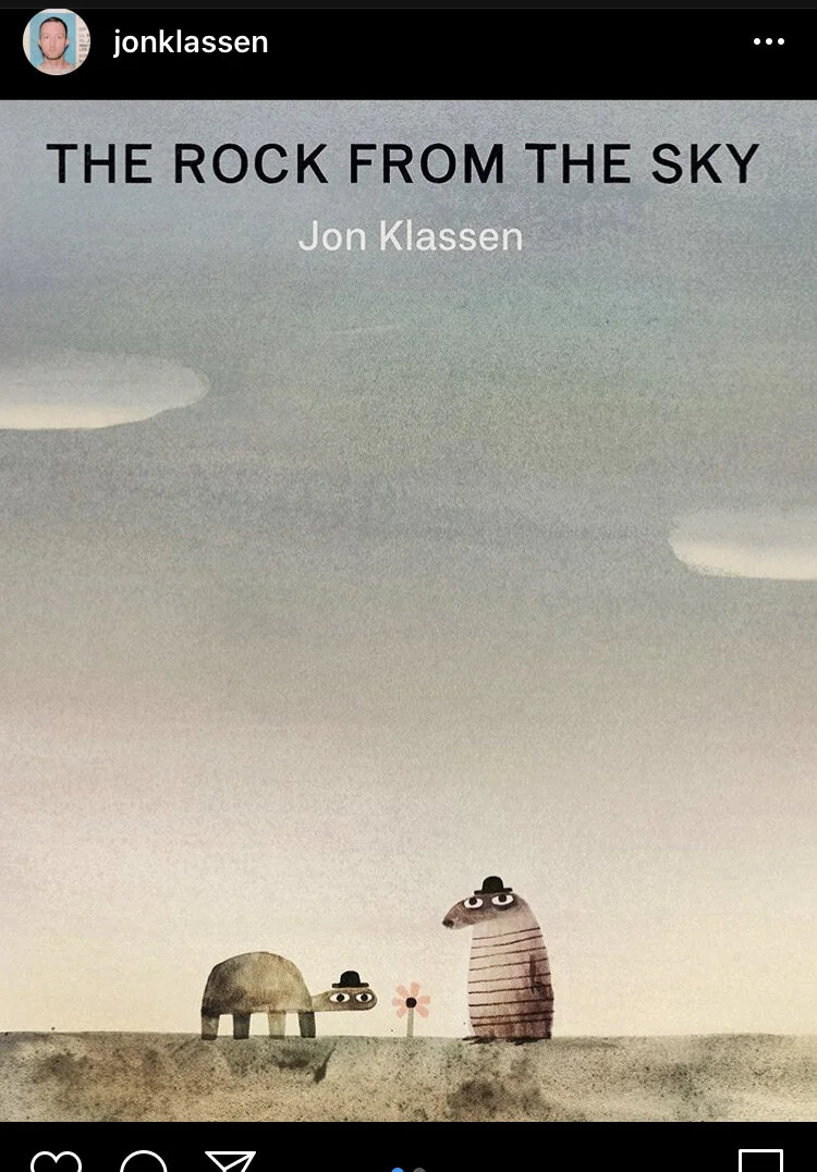 Breaking News: Jon Klassen announces new book "The Rock From The Sky"