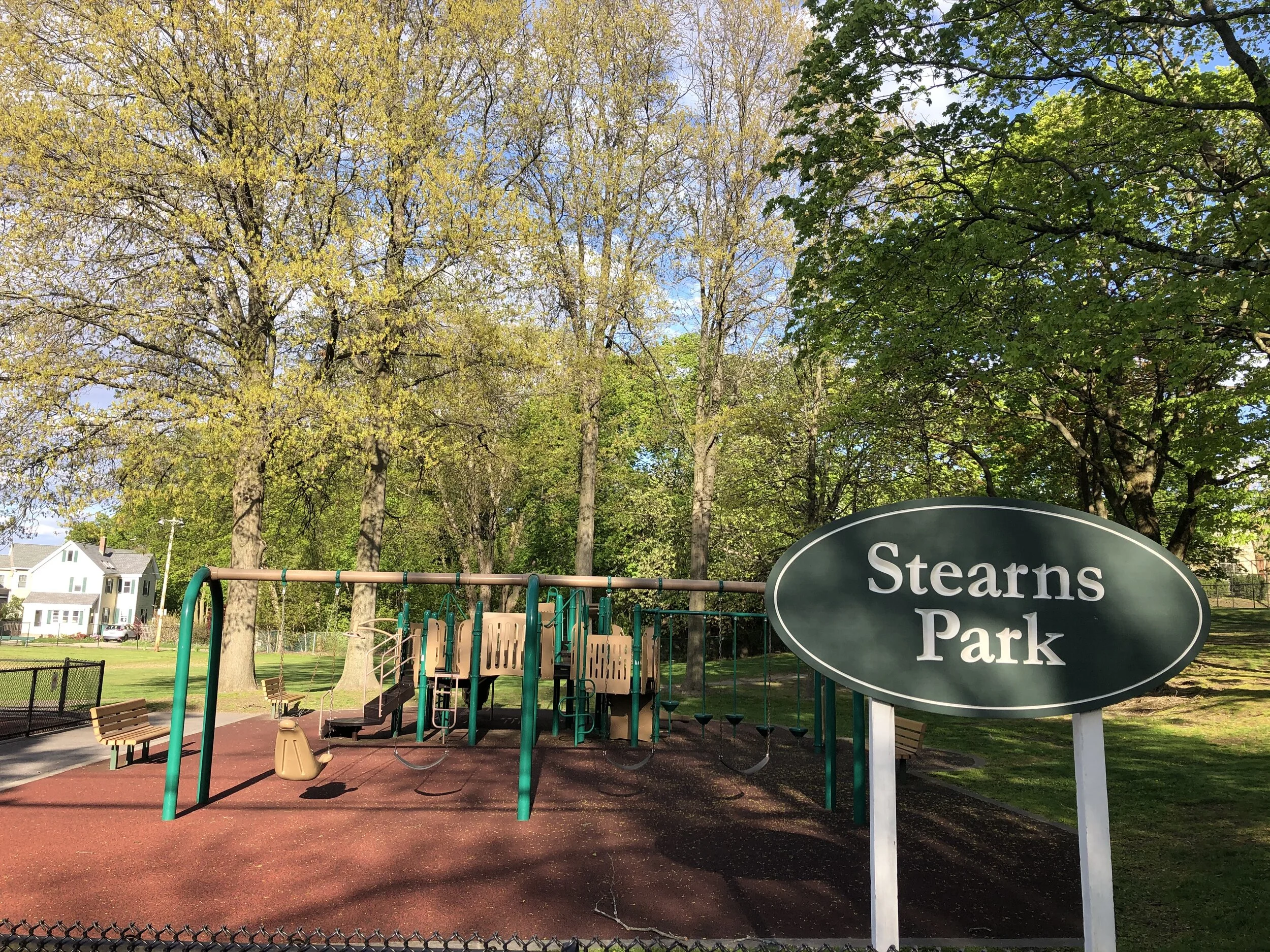 Playgrounds In Pictures: Stearns Playground (Newton) 