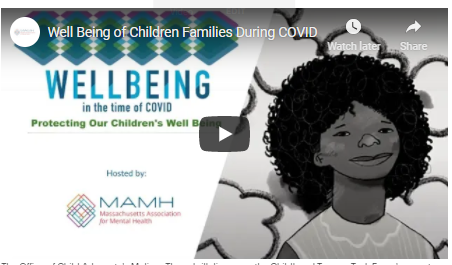 Watch Webinar: Well Being in the Time of COVID: Protecting Our Children's Well Being
