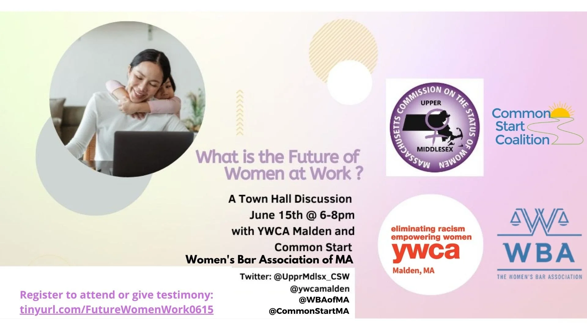 Common Start Coalition is participating in the “What is the future of women at work?” event on June 15, 2022