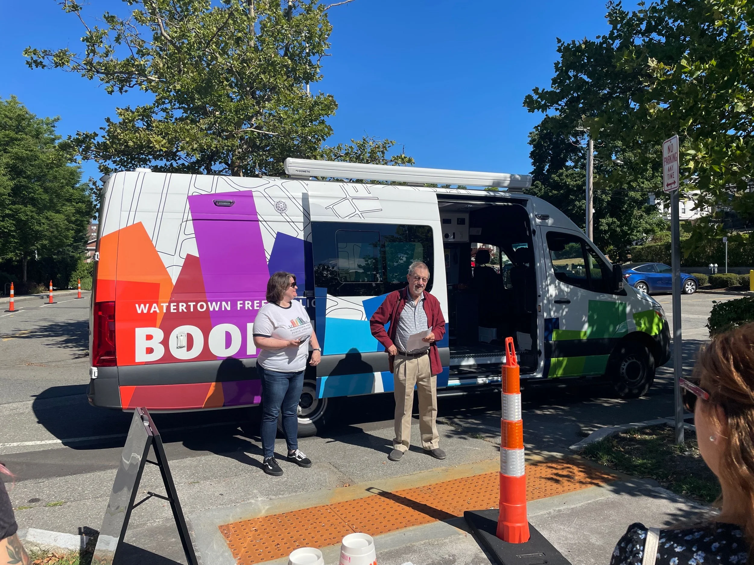 Video and Pictures: The Watertown Free Public Library debuts new Bookmobile