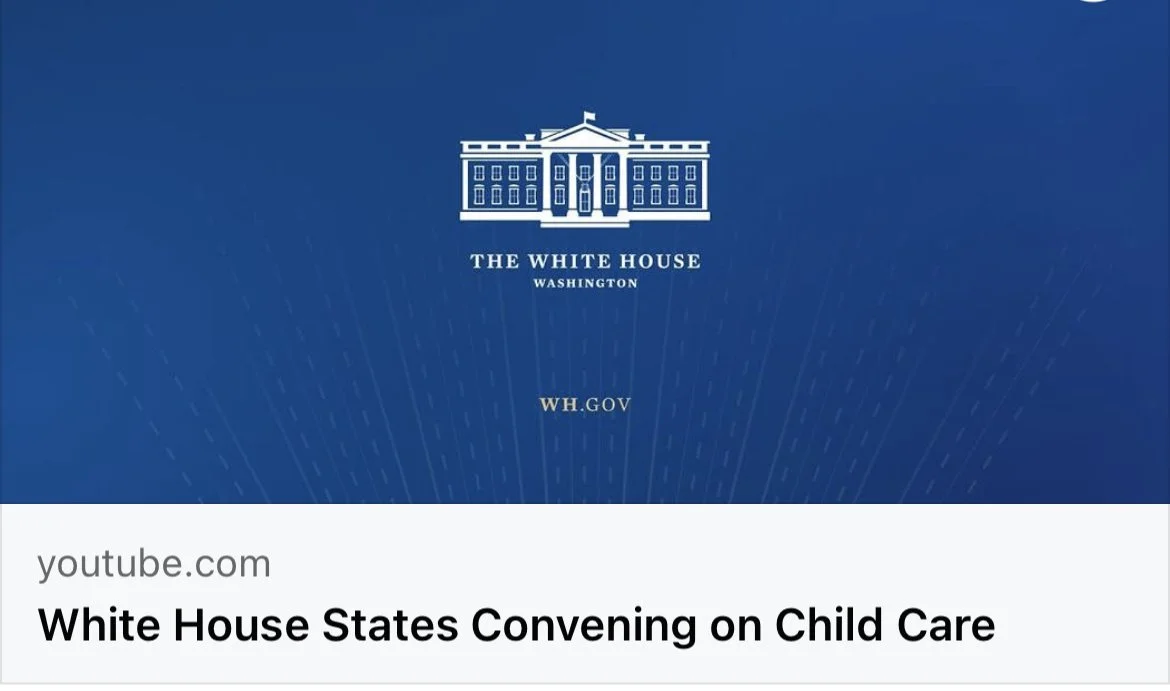 Watch: White House States Convening on Child Care