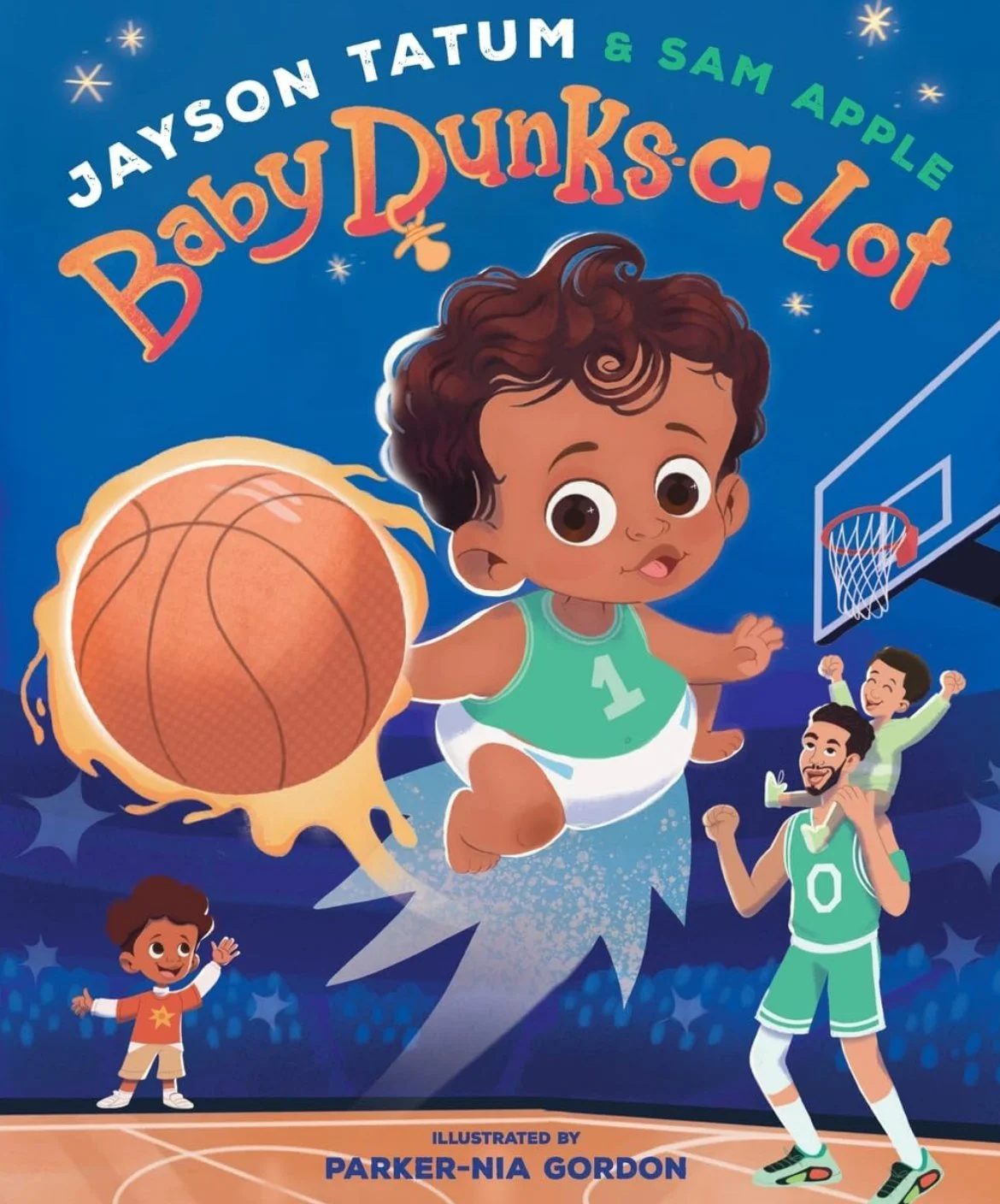 Boston Celtics Superstar Jayson Tatum Co-Authors Picture Book called “Baby Dunks-A-Lot”