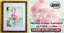 Grand River Cellars - Pressed Flower Art