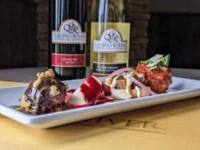 Grand River Cellars - Food & Wine Pairing in the Cave