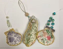 Grand River Cellars - Seashell Decoupage Ornaments/Finials