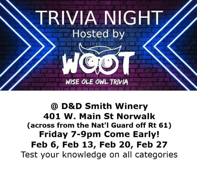 D &amp; D Smith Winery - Woot Trivia  