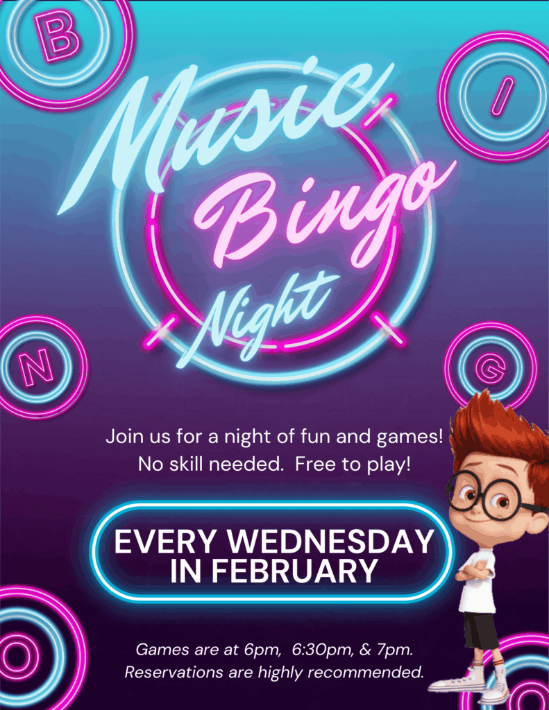 Grand River Cellars - Music Bingo  